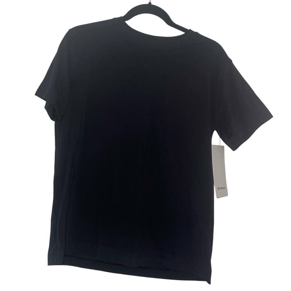 Lululemon All Yours Organic Cotton T-Shirt Women's Black X-Small XS